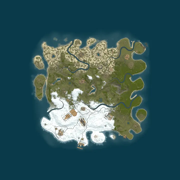 Map of Rust CPT Deadlock 2x PVE | RaidBases | Bots | Kits