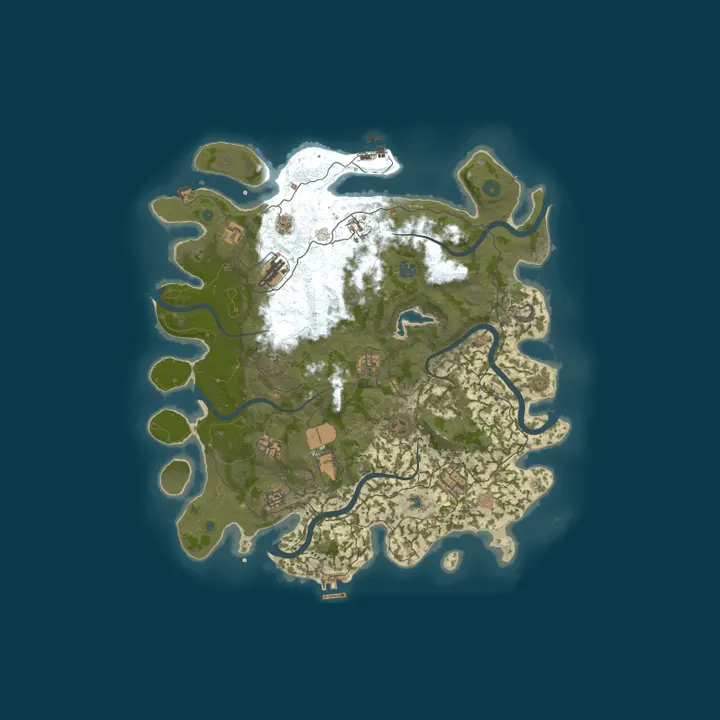 Map of Rust CPT Domination 10x PVE