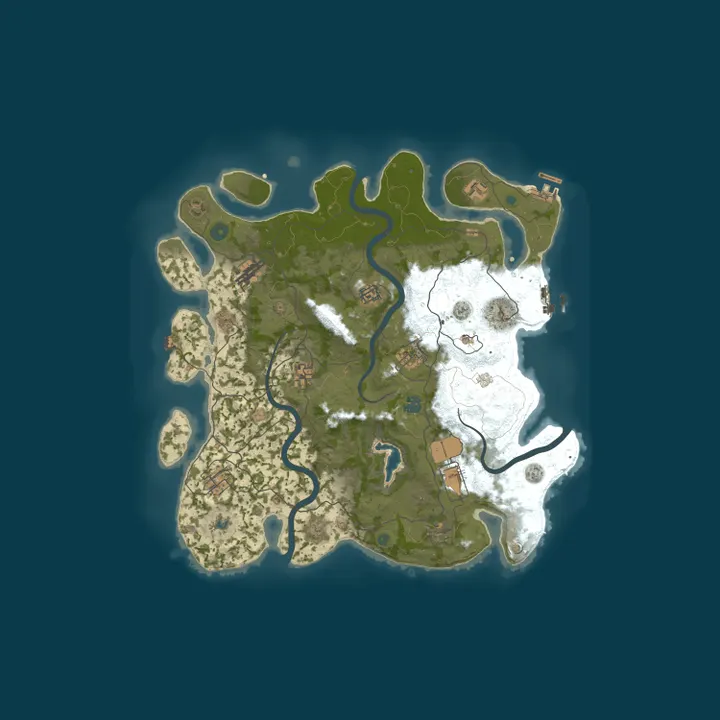 Map of Duval Pirates Of Rust