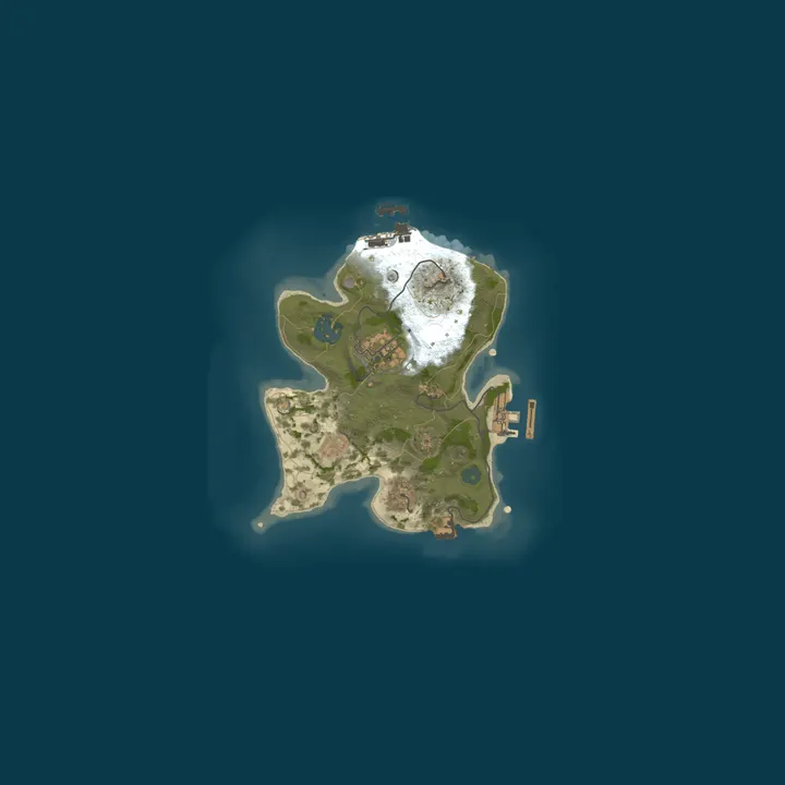 Map of Ruins of Rust PvE US