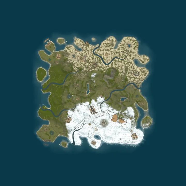 Map of Unity Wasteland PVE