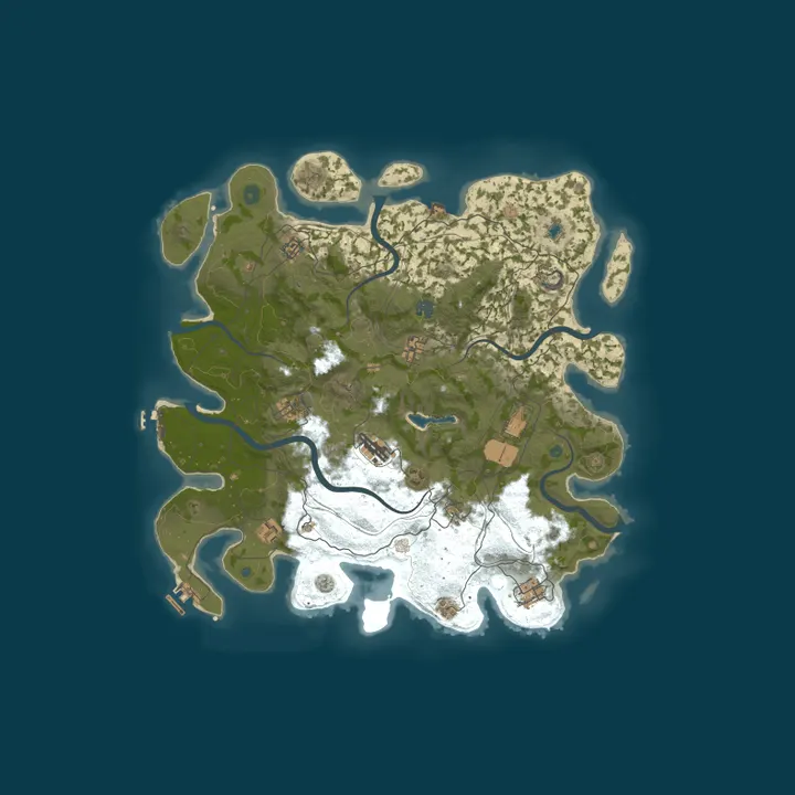 Map of RUST Server
