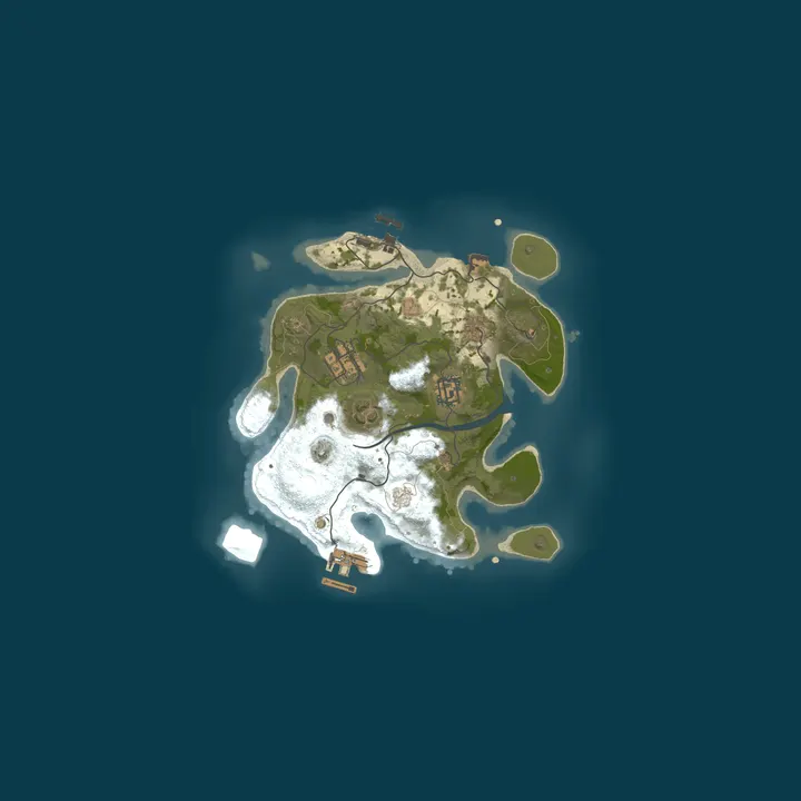 Map of [SA] El Refugio Rust 5X | Solo/Duo/Trio | Kits | XP | Weekly
