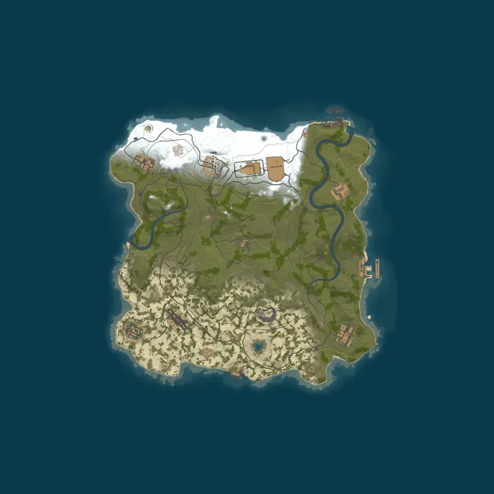 Map of US CLOCKOUT 2x Monthly Main | 50% Upkeep | Shared BPs