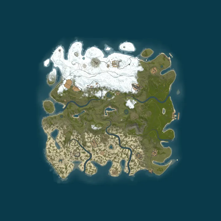 Map of SpillHosting.com Rust Server