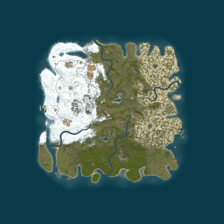 Map of SuperChicken Rust