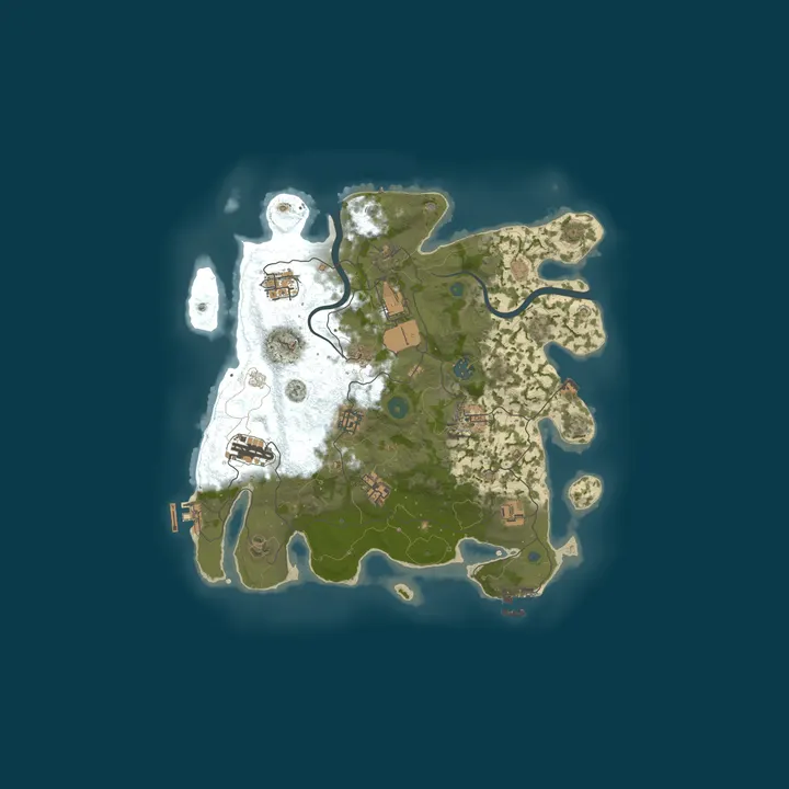 Map of Rusty Sanctuary | PVE Only | Raiding Event | Beginner Friendly 