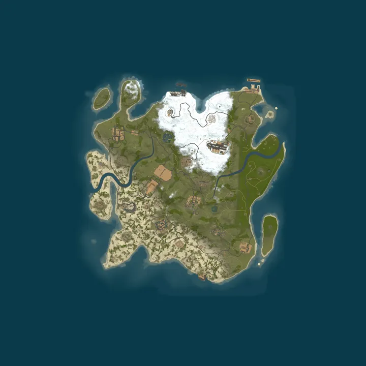 Map of Nexis ZA 10x - PVP | KITS | EVENTS