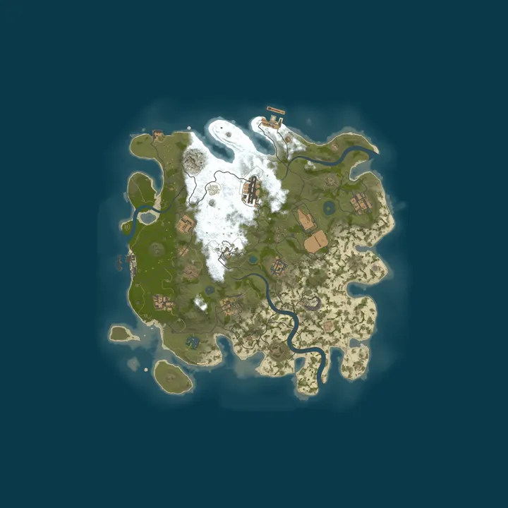 Map of [EU] Rust-France - DEBUTANT - SOLO/DUO/TRIO  | FULLWIPED 10/10 