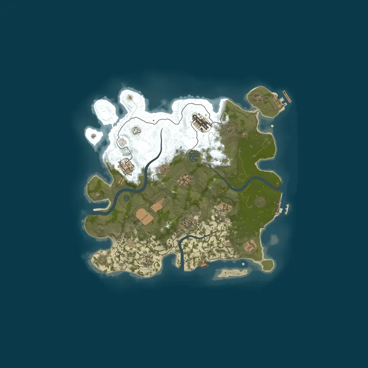 Map of ElectricDragon8's Rust Server