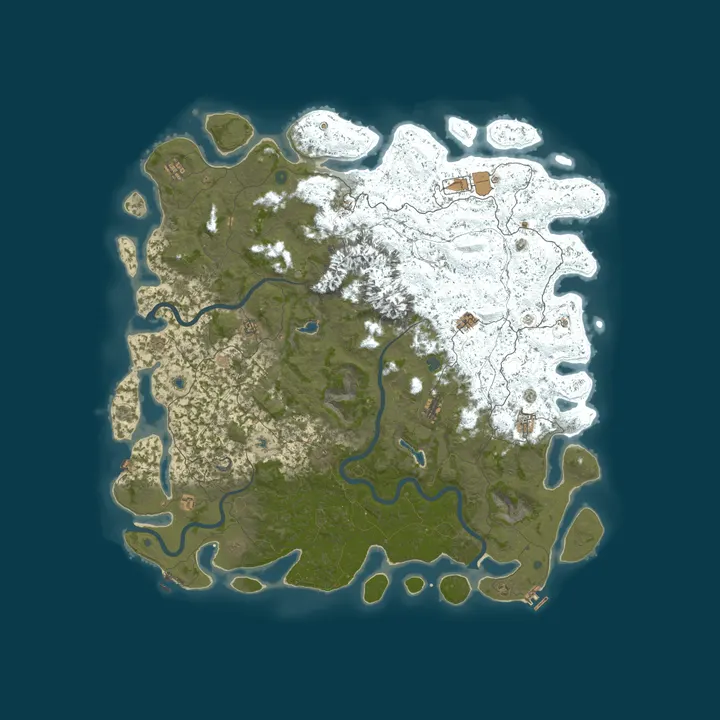 Map of Fette Insel
