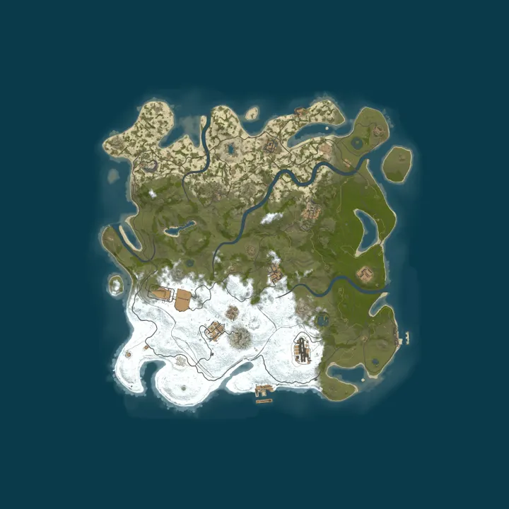 Map of A NexifyHosting Rust Server