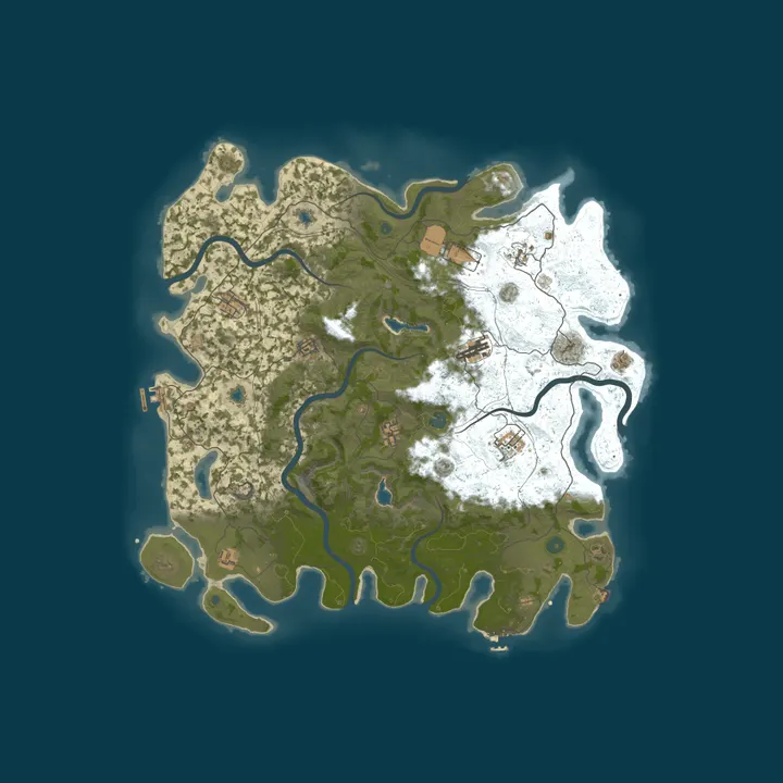 Map of [NA] Buttery Foot Village | Monthly | PvE
