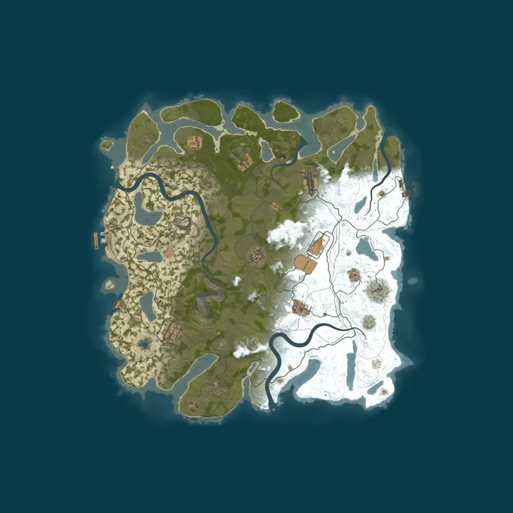 Map of Pine Hosting - Rust Server