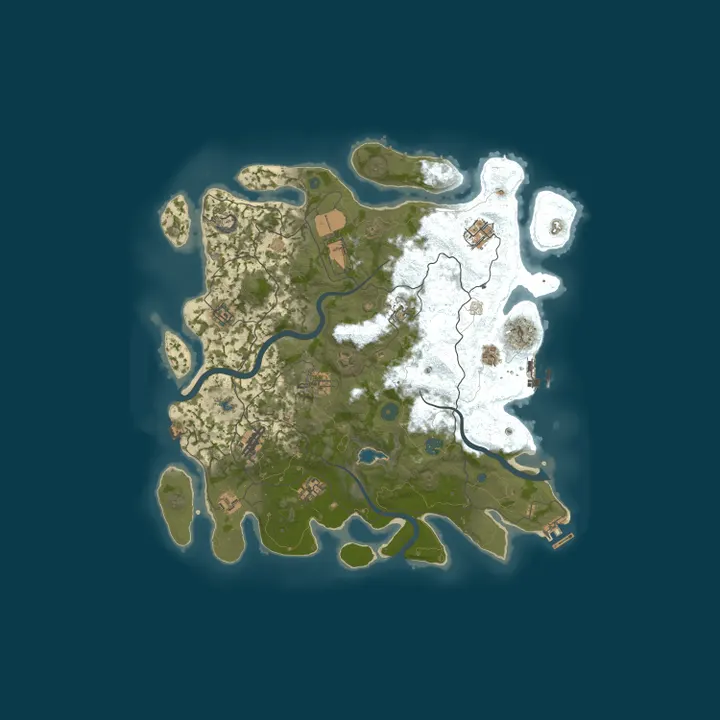 Map of RUSTiPAWS ~ PvE