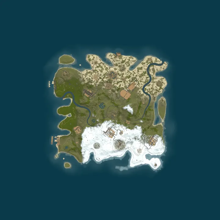 Map of MICH 420 No KOS|Solo/Duo/Trio/Quad|50%Upkeep|NoobFriendly|Rust+