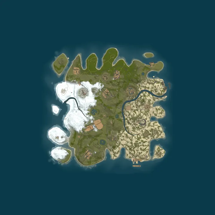 Map of [US]HavenProject PvP 1.5x+ | Monthly | Trio | Kits | BP Keep