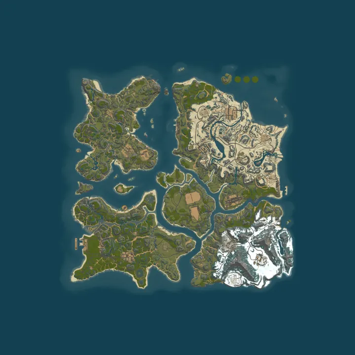 Map of CREED PVE | 100X | NO BP | KITS | SHOP | THURSDAYS
