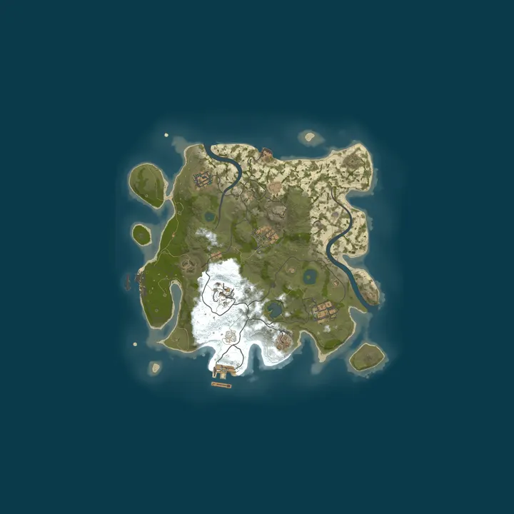 Map of World Rust 2x