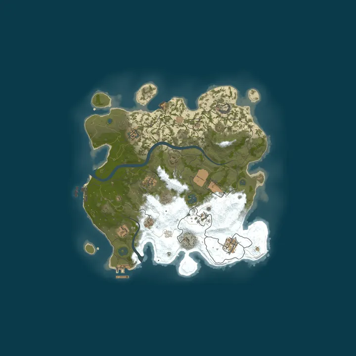 Map of REDLINE | EU | 2X | PVP | CLANS