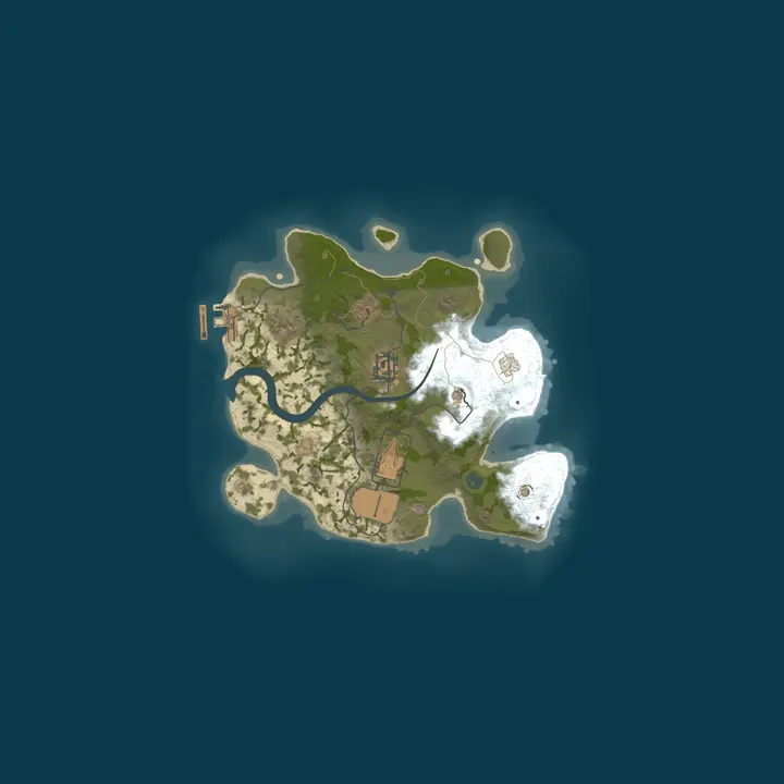 Map of UKIP Rust 100x | Solo/Duo/Trio | Weekly | Small Map