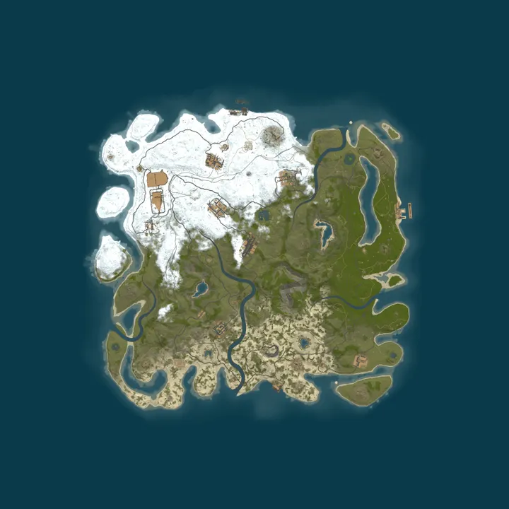 Map of RUSTFALL RO 2X | MONTHLY | NO TEAM LIMIT | LOOT+ | VIP