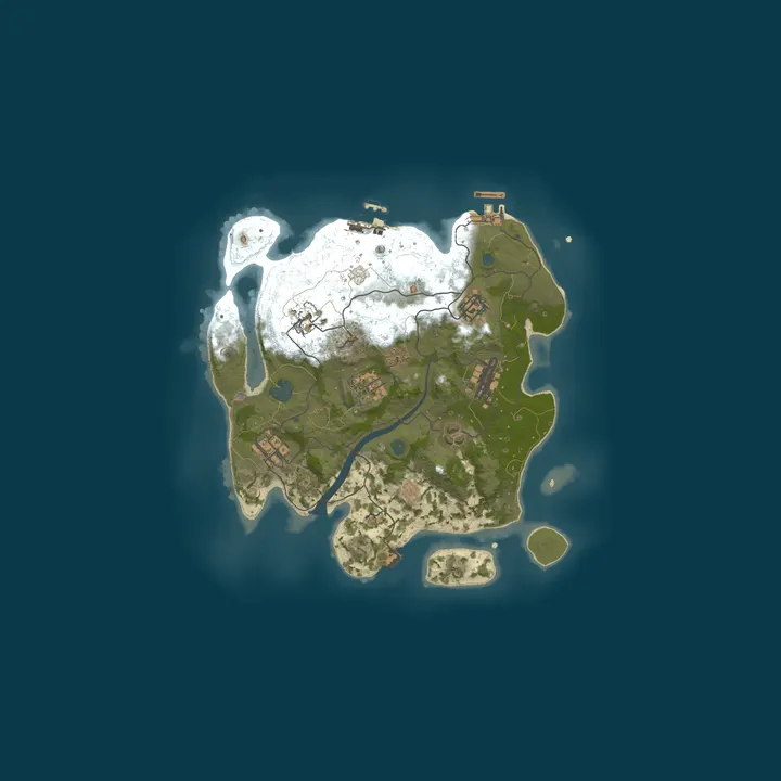 Map of Chill rust 2x ( solo only, fast smelt)