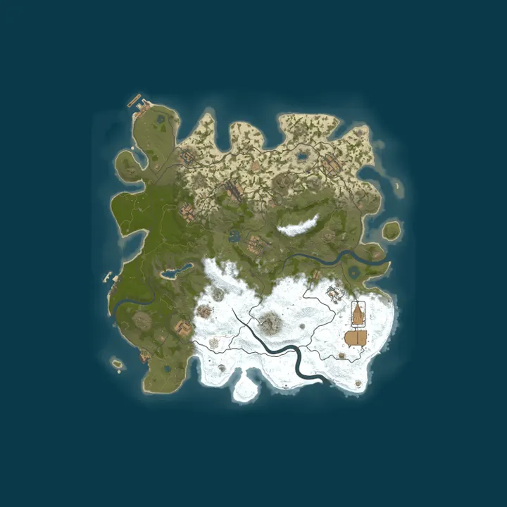 Map of Evanogs island