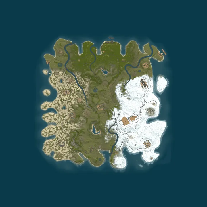 Map of IronFrost|Kuzbass|Solo/Duo/Trio/Max 4