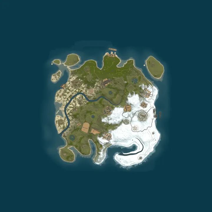 Map of [EU]NoLifeRust 2x Solo/Duo/TrioLootX2 JUST WIPED