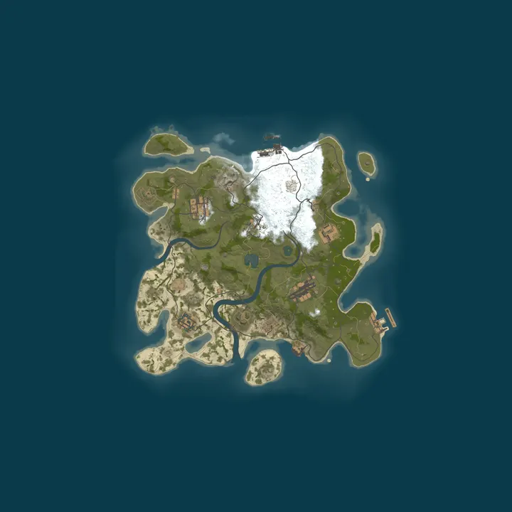 Map of PoopRust Beta | 5X Gathering 2X Loot | No BP Wipes | Poop Wipes