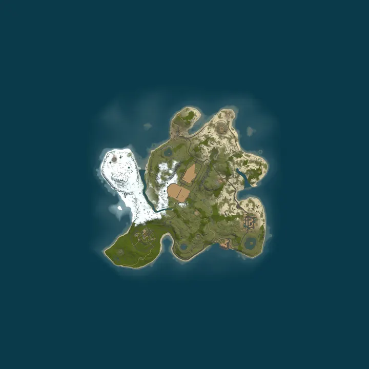 Map of NOVA RUST RO | 2X SOLO/DUO | WEEKLY |