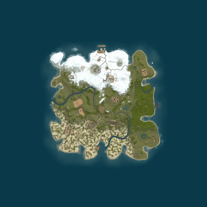 Map of [EU] FireRust Primitive|Wiped 1/10