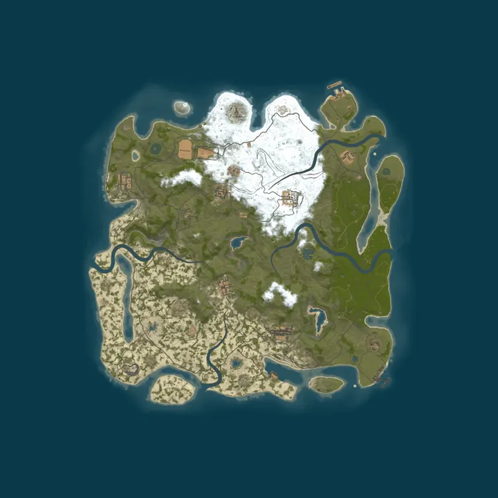 Map of RUST Server