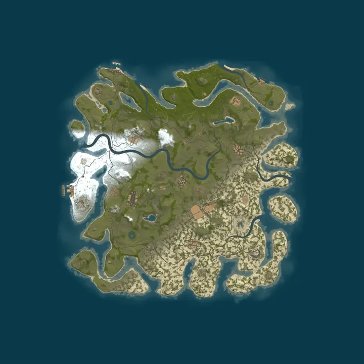 Map of A Rust Server Phoenix
