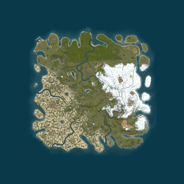Map of A Rust Server