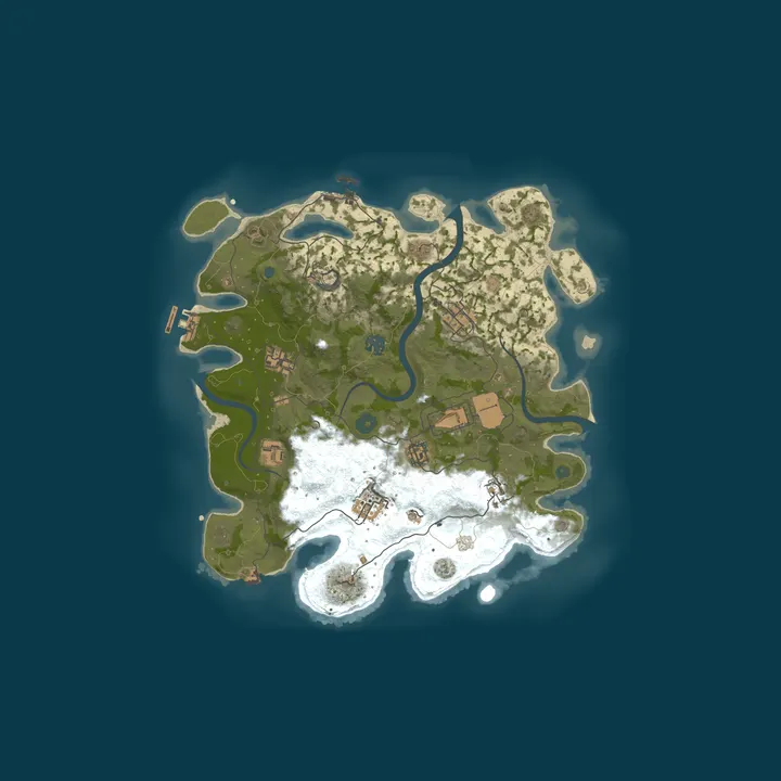 Map of [BR/LATAM] PARAISO 2X | SOLO/DUO/TRIO/SQUAD