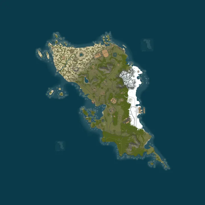 Map of OUTCAST | 2x | BIWEEKLY | VANILLA+ | SPAWN PROTECTION