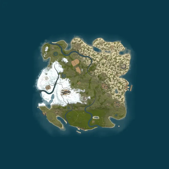 Map of Rusty Wales Vanilla [UK/EU]