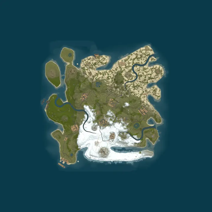 Map of Hitmans Rust Whitelist