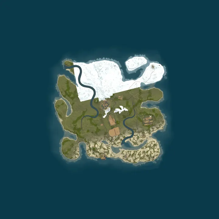 Map of Rust Server - Pinehosting.com