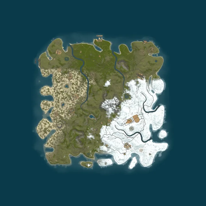 Map of kiba PVP RUS Vanilla 12.10