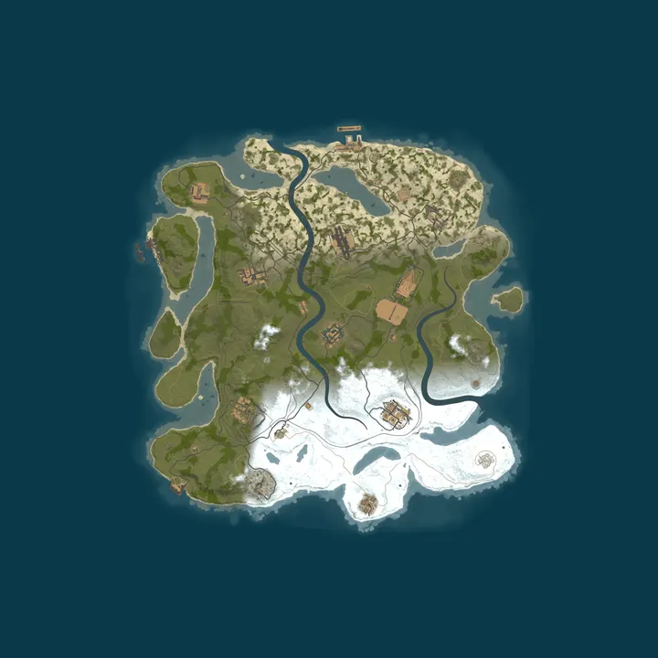 Map of HollowServers.co EU 10x Solo/Duo/Trio [Loot+|MyMini|Shop|PvP]