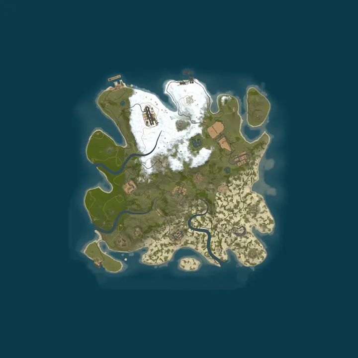 Map of TopRust.gg Solo/Duo | FULLWIPE 13.10