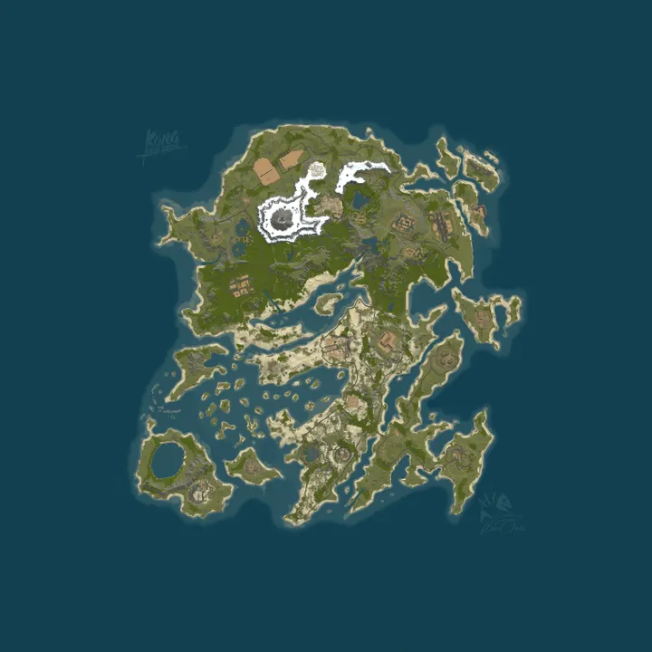 Map of 西双版纳PVE-PVP混合服 事件-金融-工业