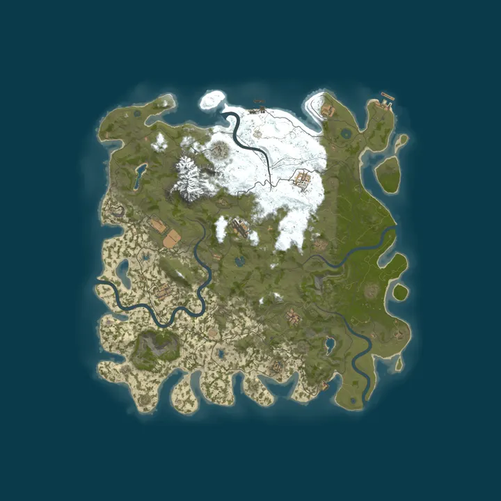 Map of Rusty Test Server
