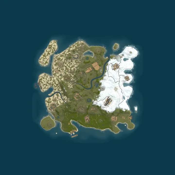 Map of ![PVE] WARNING! There Are Zombies