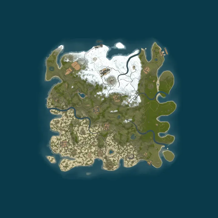 Map of EASYRUST.LV 3X | WEEKLY | VANILLA+
