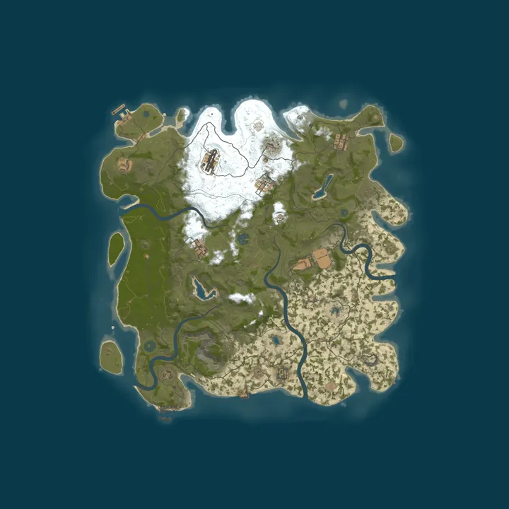 Map of ROLS RUST CLASSIC | FREE SKINS  | WIPE 10.03