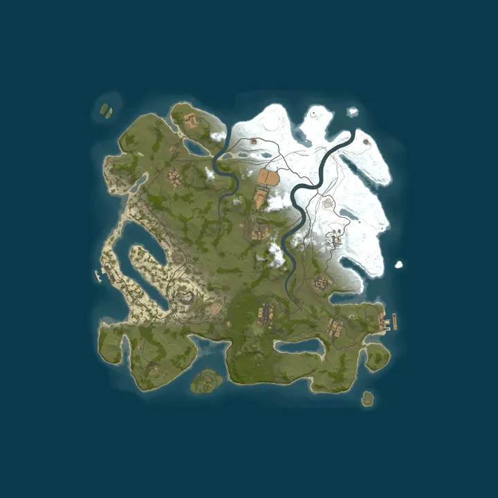 Map of SLAYER RUST [X5/X10 | KITS | CUSTOM | CLANS]